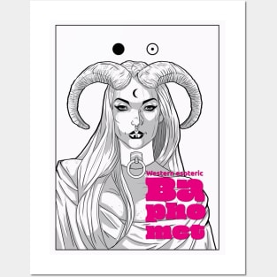 Baphomet, good and evil Posters and Art